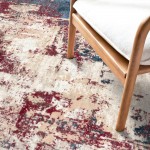  KOZYFLY Modern Abstract Rug Runner for Hallway
