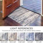 KOZYFLY Modern Abstract Washable Hallway Runner Rug 