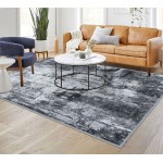 KOZYFLY Runner Rug Washable Grey Runners for Hallways Kitchen Runner Rug Non Slip Carpet Rug Runner