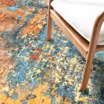 KOZYFLY Non-Slip Area Rug Abstract Machine Washable Indoor Runner Rug KOZYFLY Non-Slip Area Rug Abstract Machine Washable Indoor Runner Rug