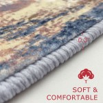  KOZYFLY Washable Rug Runner for Hallway  Non Skid Kitchen Runner Rug