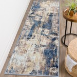  KOZYFLY Washable Rug Runner for Hallway  Non Skid Kitchen Runner Rug