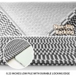 KOZYFLY Washable Area Rug Washable Runner Rug KOZYFLY Washable Area Rug Washable Runner Rug