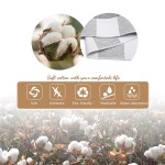  KOZYFLY Buffalo Plaid Area Rugs Gray and White Checkered Rug