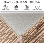 KOZYFLY  Runner Rug for Hallway Kitchen Runner Rugs with Rubber Backing