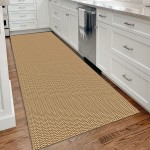 KOZYFLY  Runner Rug for Hallway Kitchen Runner Rugs with Rubber Backing