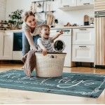 KOZYFLY Farmhouse Laundry Room Rug Runner  Kitchen Rugs 