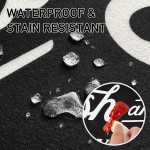 KOZYFLY  Laundry Room Rug Non-Slip Waterproof Laundry Rug 