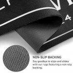 KOZYFLY  Laundry Room Rug Non-Slip Waterproof Laundry Rug 