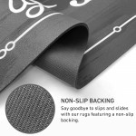  KOZYFLY Laundry Room Rug Runner Non Slip  Laundry Carpet  