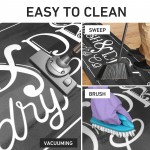  KOZYFLY Laundry Room Rug Runner Non Slip  Laundry Carpet  