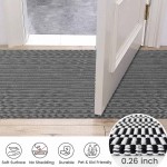  KOZYFLY Area Rug for Living Room  Non Slip Bedroom Rug with Runner Backing