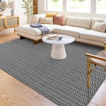 KOZYFLY Area Rug for Living Room Non Slip Bedroom Rug with Runner Backing KOZYFLY Area Rug for Living Room Non Slip Bedroom Rug with Runner Backing