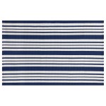  KOZYFLY Striped Outdoor Rug  Front Door Mat