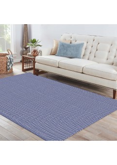 KOZYFLY Navy and White Entryway Runner Indoor Non Slip Hallway Kitchen Runner Rugs